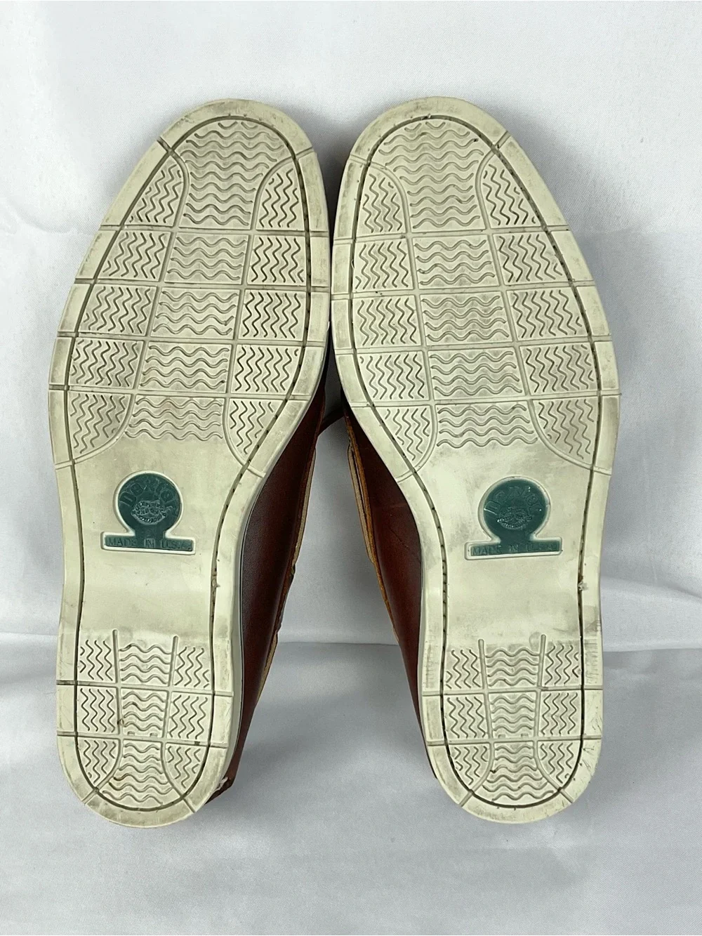 Vintage Dexter Leather Boat Shoes Men’s Sz 9 Narrow Deck Shoes Retro 80s Preppy